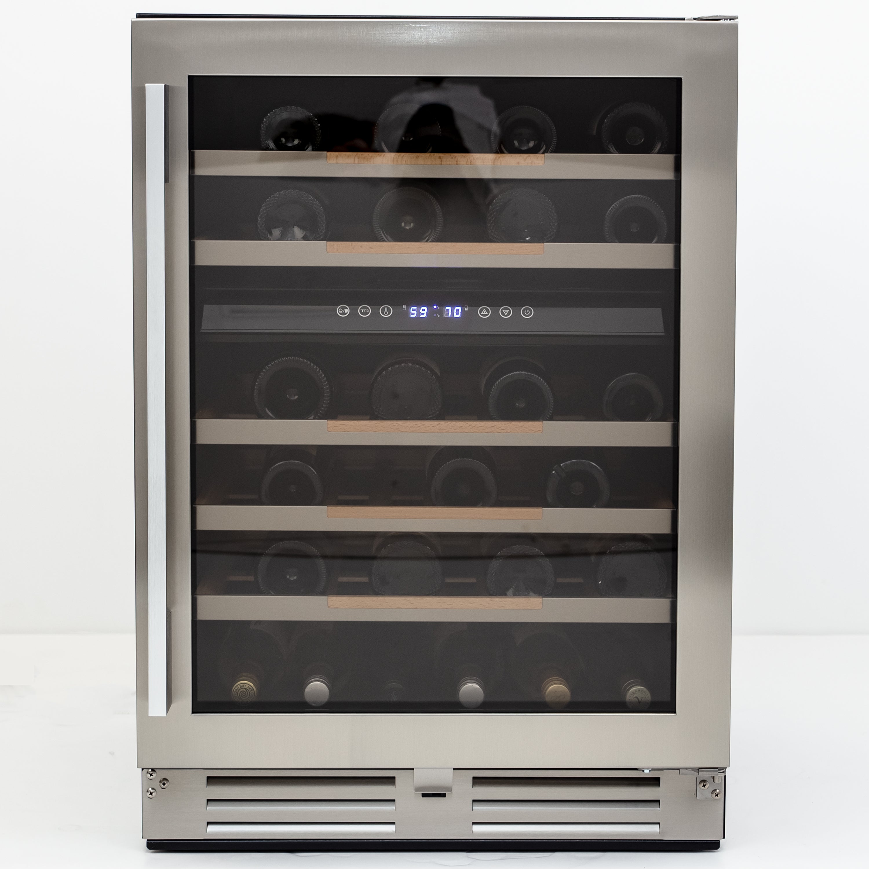 36inch Wide 3000 Series Dual Zone Stainless Steel Wine Refrigerator