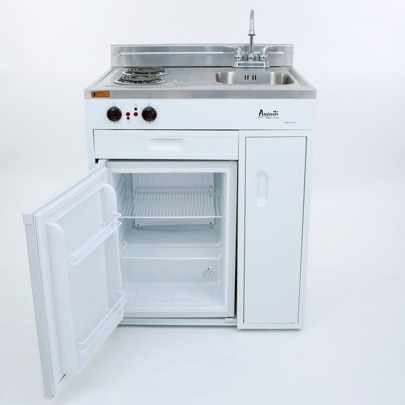 Avanti CK3016 30 White 2.2 CuFt Compact Kitchen
