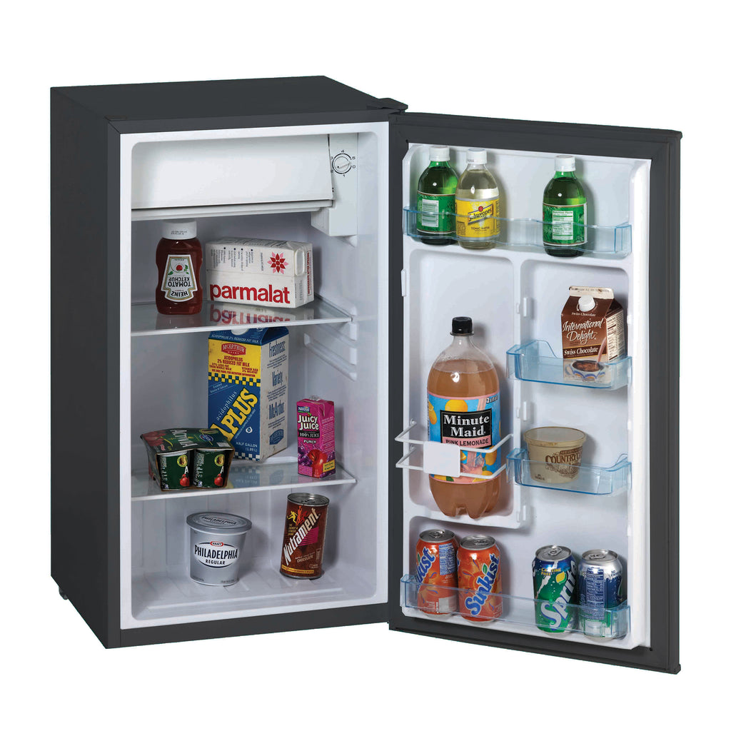 Avanti 3.2 cu. ft. Compact Refrigerator, Mini-Fridge, in Black (RM3316B)