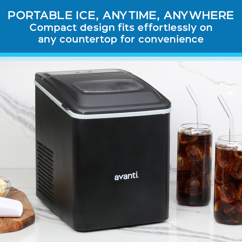 Avanti Mighty Ice Countertop Bullet Ice Maker