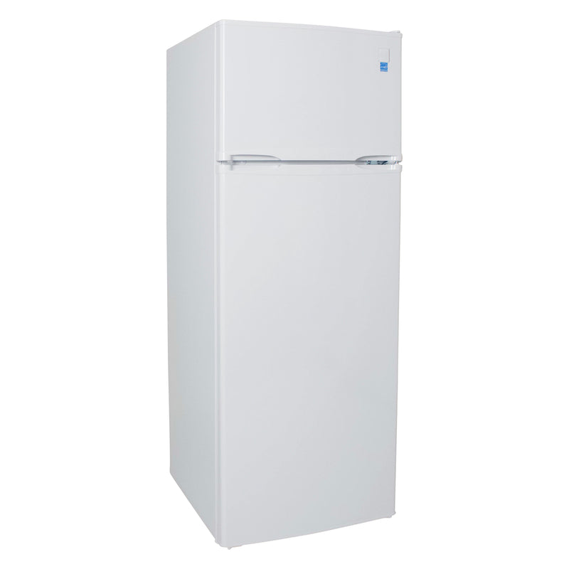 7.3 cu. ft. 2 Door Mini Fridge Freezer Apartment Size Refrigerator