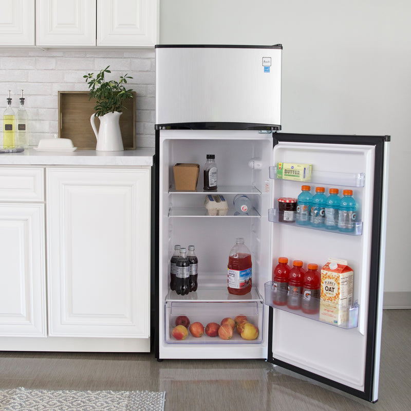 Avanti RA730B0W 22 Inch White Counter Depth Top Freezer Refrigerator