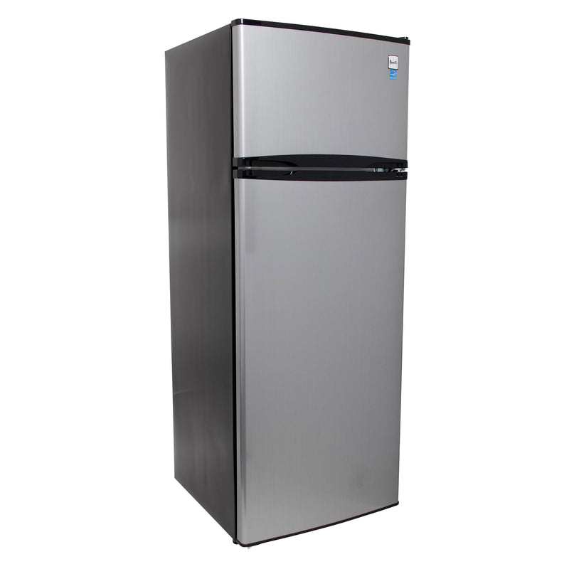  Avanti FF7B3S FF7B Apartment Size Refridgerator, Compact Fridge  with Top Freezer with Temperature Control and Adjustable Shelves and  Crisper Drawer, 7.0 cu.ft, Stainless Steel, 7 cu. ft : Appliances