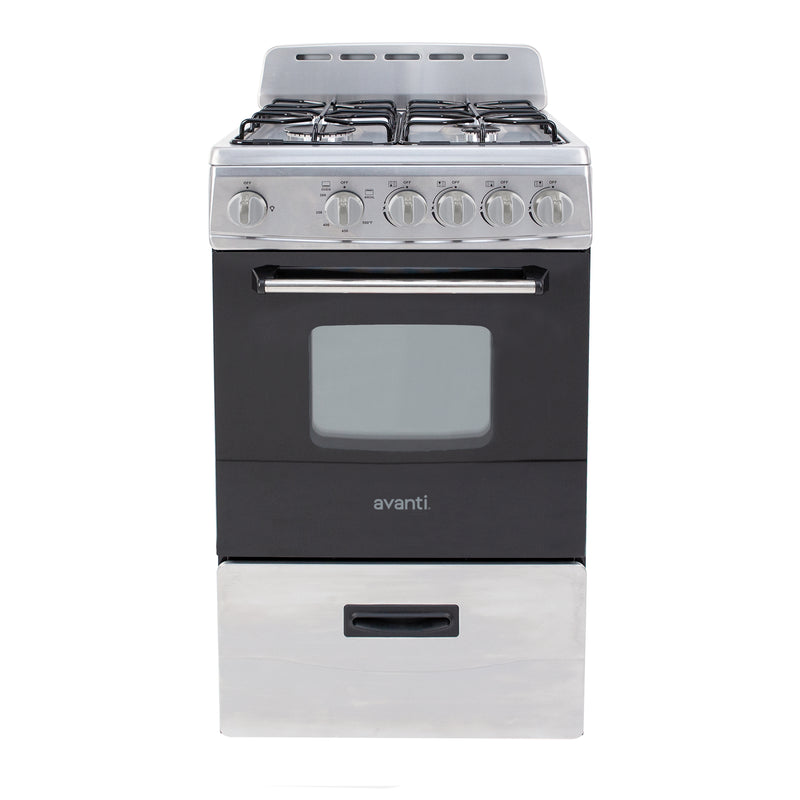 Avanti 20" Compact Gas Range Oven