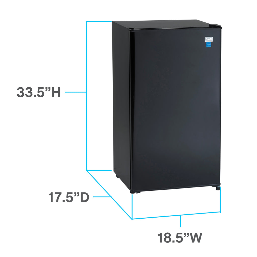RMRT30X1BIS Avanti 3.0 cu. ft. Retro Compact Refrigerator BLACK - Hahn  Appliance Warehouse