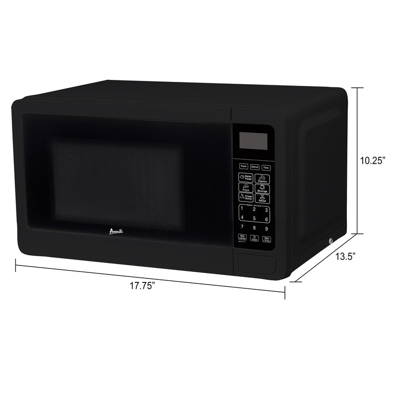 Commercial Chef 0.7 Cu. Ft. Small Countertop Microwave With Mechanical  Control, White
