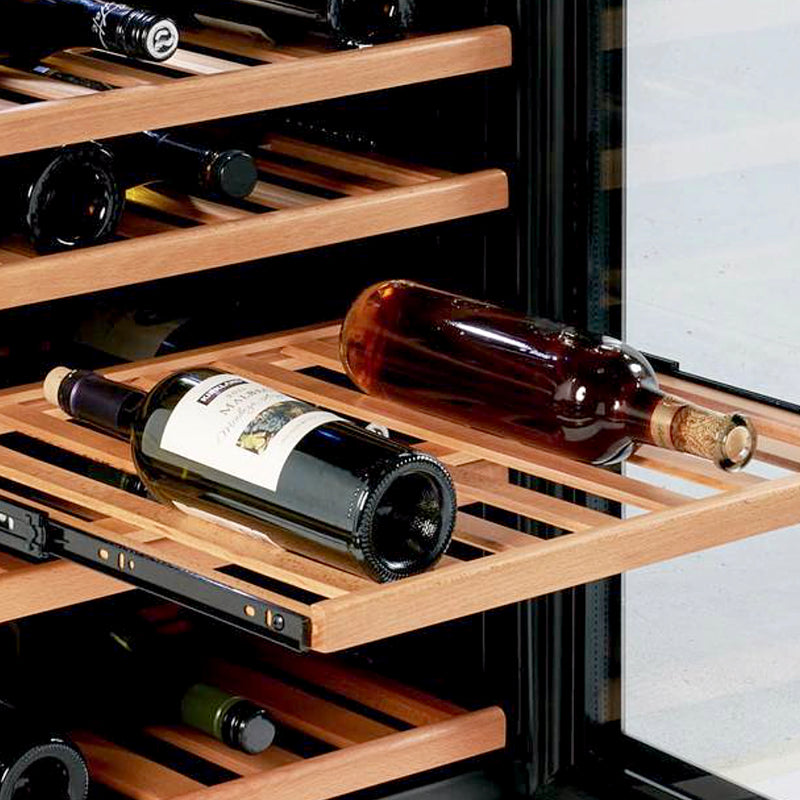51-Bottle Capacity Wine Cooler in Stainless Steel Refrigerators