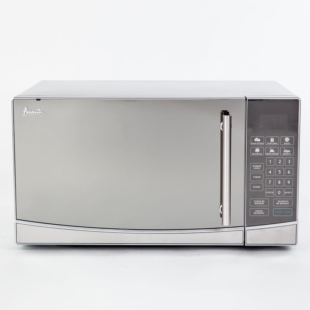 Oster 1.3 Cu. ft. Stainless Steel with Mirror Finish Microwave Oven with  Grill