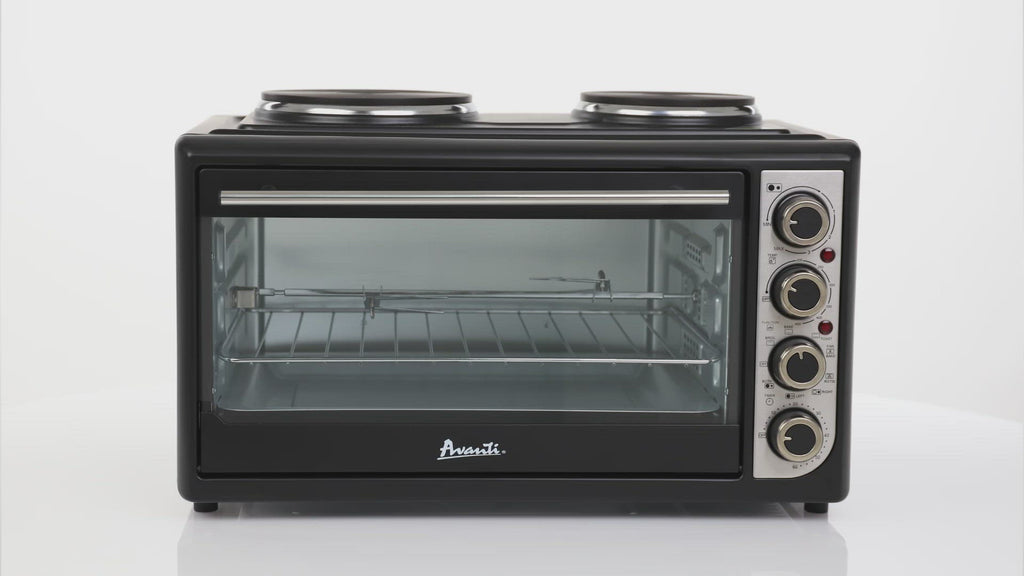 Mini oven with hot plates, 30L, 45L or 60L